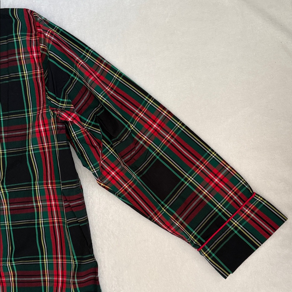 {NWOT} J. Crew | Cotton Poplin Pajama Set Black Stewart Tartan Plaid BM280 (XXL) - Picture 9 of 16